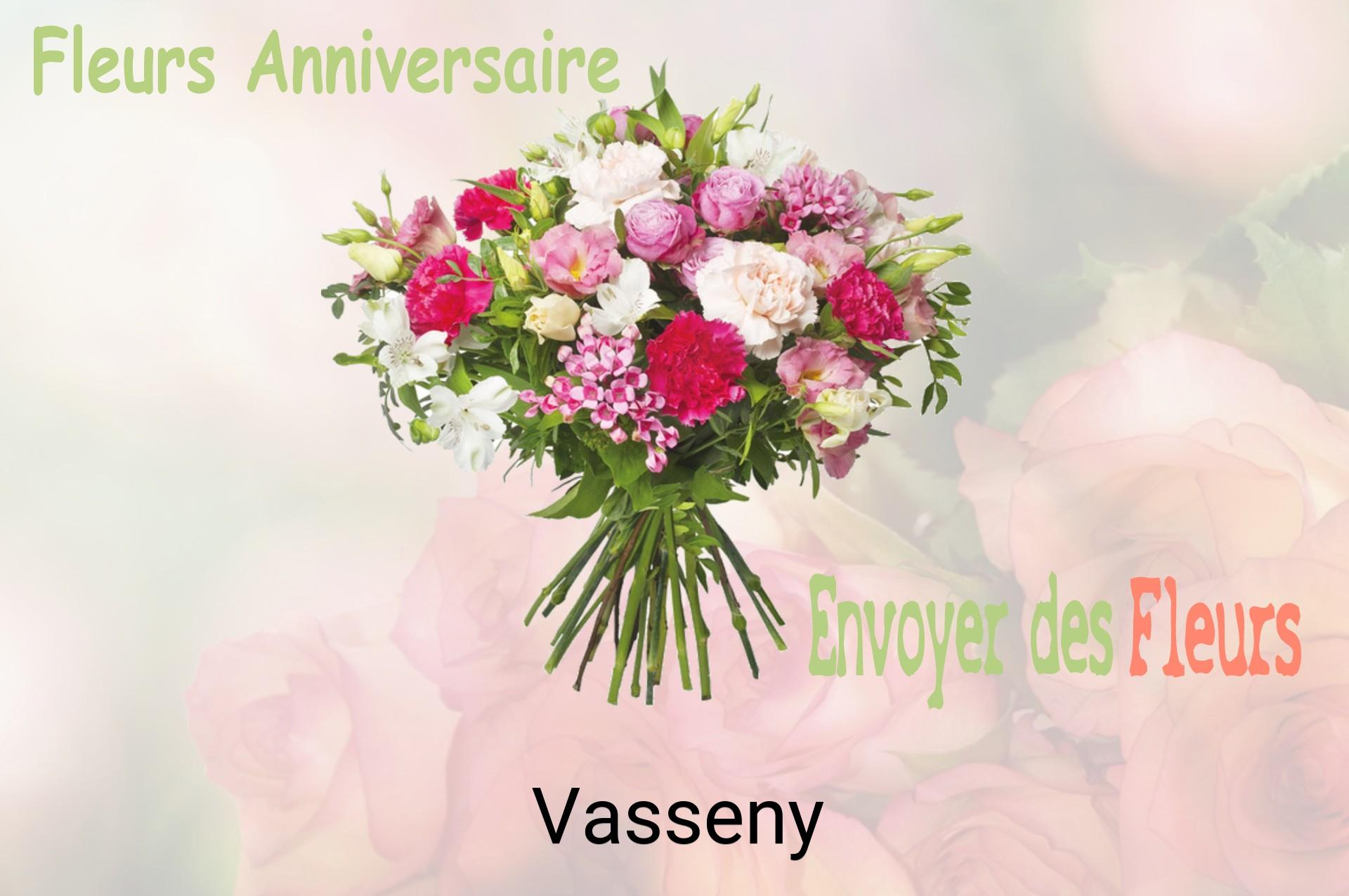 Bouquet de fleurs d’anniversaire livré à Vasseny